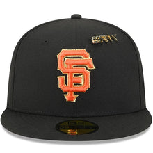 Load image into Gallery viewer, 59Fifty San Francisco Giants Black 2025 59FIFTY Day Fitted Hat - Gold UV

