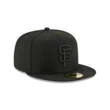 Load image into Gallery viewer, 59Fifty San Francisco Giants MLB Basic Black on Black - Grey UV
