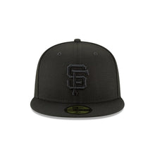 Load image into Gallery viewer, 59Fifty San Francisco Giants MLB Basic Black on Black - Grey UV
