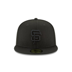 59Fifty San Francisco Giants MLB Basic Black on Black - Grey UV
