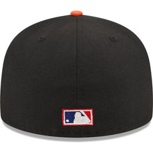 Load image into Gallery viewer, 59Fifty San Francisco Giants Retro Jersey Script Black/Orange - Green UV
