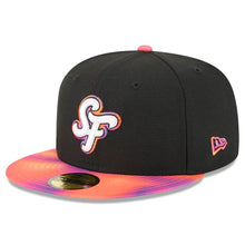 Load image into Gallery viewer, 59Fifty San Francisco Giants 2025 City Connect 2T Black/Orange - Black UV
