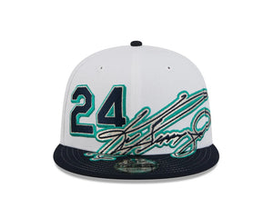 9Fifty Snapback Seattle Mariners Ken Griffey Jr. Signature Chrome/Navy - Gray UV