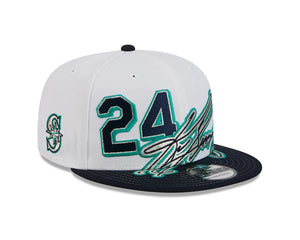 9Fifty Snapback Seattle Mariners Ken Griffey Jr. Signature Chrome/Navy - Gray UV