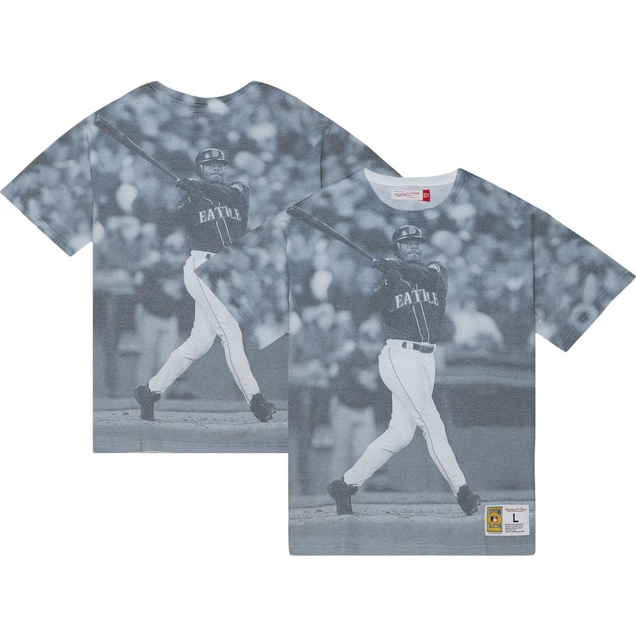 Mitchell & Ness Ken Griffey Jr. Graphic T-Shirt - Gray