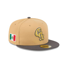 Load image into Gallery viewer, 59Fifty LMB x NEWERAMX Guerreros De Oaxaca 2T Bronze/Charcoal - Gray UV
