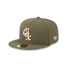 Load image into Gallery viewer, 59Fifty LMB x NEWERAMX Guerreros De Oaxaca Olive - Gray UV
