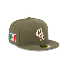 Load image into Gallery viewer, 59Fifty LMB x NEWERAMX Guerreros De Oaxaca Olive - Gray UV
