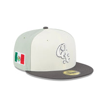 Load image into Gallery viewer, 59Fifty LMB x NEWERAMX Guerreros De Oaxaca White/Mint/Charcoal - Gray UV
