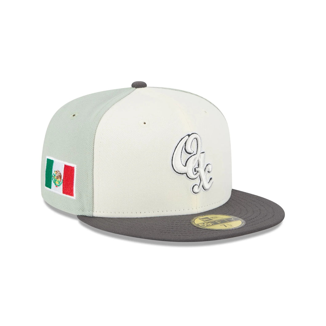 59Fifty LMB x NEWERAMX Guerreros De Oaxaca White/Mint/Charcoal - Gray UV