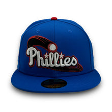 Load image into Gallery viewer, 59Fifty Philadelphia Phillies Script 1996 All-Star Game Blue - Grey UV
