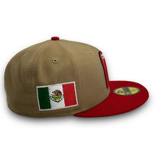 Load image into Gallery viewer, 59Fifty Mexico World Baseball Classic Custom 2T Camel/Scarlet - Grey UV
