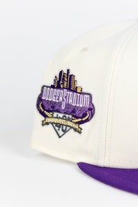 59Fifty Los Angeles Dodgers 40th Anniversary Stadium 2-Tone Chrome/Purple - Grey UV [CHRISTOPHER.KICKS]