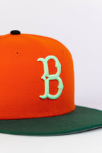 Load image into Gallery viewer, 59Fifty Brooklyn Dodgers 1942 All-Star Game 2-Tone Orange/Green - Grey UV [CHRISTOPHER.KICKS]
