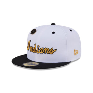 59Fifty Day Cleveland Indians 70th Anniversary 2-Tone White/Black - Gray UV