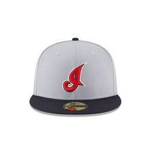 Load image into Gallery viewer, 59Fifty Cleveland Indians 2002 Cooperstown Collection - Gray UV
