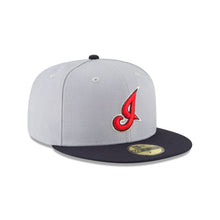 Load image into Gallery viewer, 59Fifty Cleveland Indians 2002 Cooperstown Collection - Gray UV
