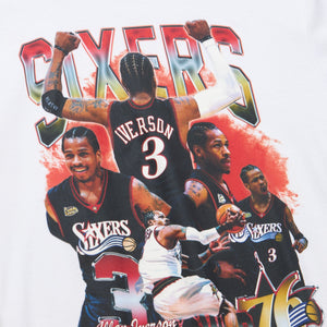 Mitchell & Ness HWC Philadelphia 76ers Allen Iverson T-Shirt - White