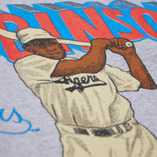 Load image into Gallery viewer, Men&#39;s Jackie Robinson Gray Brooklyn Dodgers Cooperstown Collection Iconic T-Shirt
