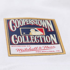 Men's Jackie Robinson White Brooklyn Dodgers Cooperstown Collection Comic T-Shirt