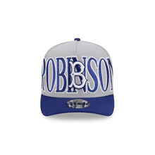 Load image into Gallery viewer, 9Fifty A-Frame Snapback Brooklyn Dodgers Jackie Robinson Gray/Royal - Green UV

