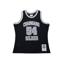 Load image into Gallery viewer, Men&#39;s Mitchell &amp; Ness John Cena Black WWE Chain Gang Soldier Swingman Jersey
