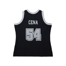 Load image into Gallery viewer, Men&#39;s Mitchell &amp; Ness John Cena Black WWE Chain Gang Soldier Swingman Jersey
