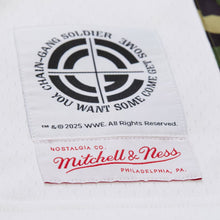 Load image into Gallery viewer, Men&#39;s Mitchell &amp; Ness John Cena White/Camo WWE Chain Gang Legacy Jersey
