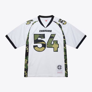 Men's Mitchell & Ness John Cena White/Camo WWE Chain Gang Legacy Jersey