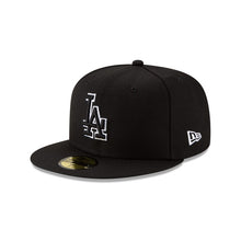 Load image into Gallery viewer, 59Fifty Los Angeles Dodgers MLB Basic Black w/Outline - Grey UV
