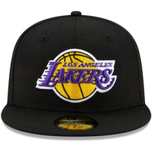 Load image into Gallery viewer, 59Fifty Los Angeles Lakers New Era Black 17X NBA Champions - Paisley UV
