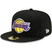 Load image into Gallery viewer, 59Fifty Los Angeles Lakers New Era Black 17X NBA Champions - Paisley UV
