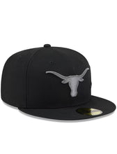 Load image into Gallery viewer, 59Fifty New Era Texas Longhorns Side Script Black - Grey UV
