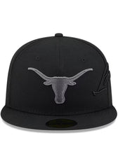 Load image into Gallery viewer, 59Fifty New Era Texas Longhorns Side Script Black - Grey UV
