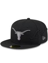Load image into Gallery viewer, 59Fifty New Era Texas Longhorns Side Script Black - Grey UV
