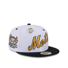 Load image into Gallery viewer, 59Fifty Day New York Mets 70th Anniversary 2-Tone White/Black - Gray UV
