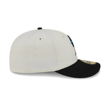 Load image into Gallery viewer, 59Fifty Miami Marlins New Era Chrome 2T Tonal Floral Pre Curved Fitted Hat - Green UV
