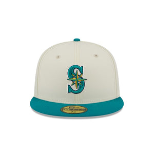 59Fifty Seattle Mariners 2023 All Star Game Off White/Teal - Navy UV