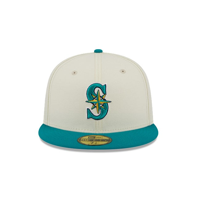 59Fifty Seattle Mariners 2023 All Star Game Off White/Teal - Navy UV
