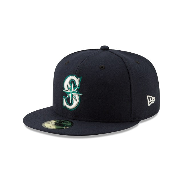 Seattle Mariners Authentic Collection 59Fifty Fitted On-Field - Black UV