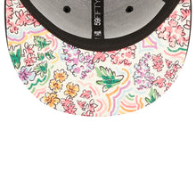 Load image into Gallery viewer, 59Fifty Florida Marlins Watercolor Floral Black - Floral UV
