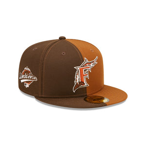 59Fifty 1997 World Series Florida Marlins Split Walnut/Brown - Rust UV