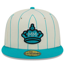 Load image into Gallery viewer, 59Fifty Miami Marlins Retro City White/Teal - Gray UV
