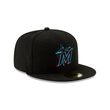 Load image into Gallery viewer, Miami Marlins Authentic Collection 59Fifty Fitted On-Field - Black UV
