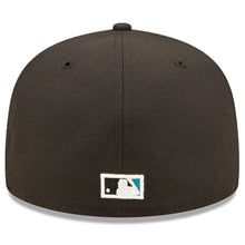 Load image into Gallery viewer, 59Fifty Florida Marlins Watercolor Floral Black - Floral UV
