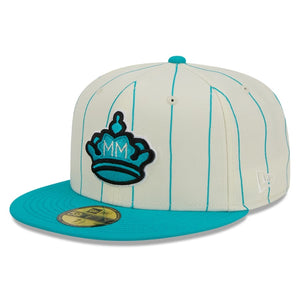 59Fifty Miami Marlins Retro City White/Teal - Gray UV