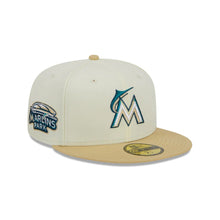 Load image into Gallery viewer, 59Fifty Miami Marlins City Icon 2-Tone White/Tan - Gray UV
