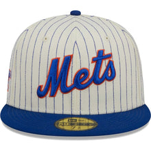 Load image into Gallery viewer, 59Fifty New York Mets Retro Jersey Script White/Royal - Green UV
