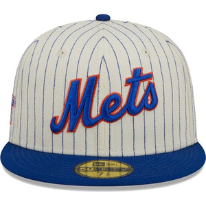 59Fifty New York Mets Retro Jersey Script White/Royal - Green UV