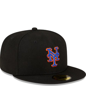 New York Mets Authentic Collection 59fifty Fitted On-Field - Black UV